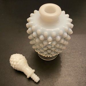 Fenton hobnail perfume bottle